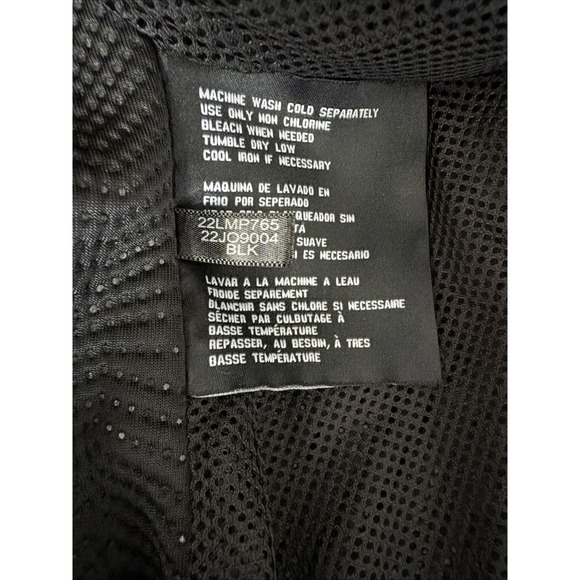 Guess Soft shell Black Women's Lightweight Hooded Jacket With Belt  Size M - Picture 14 of 16